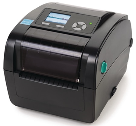 HellermannTyton TT230SM is a compact desktop printing solution HellermannTyton 的 TT230SM 是緊湊的桌面列印解決方案示意圖