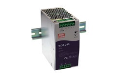 Image of MEAN WELL WDR-240 Series 240 W Ultra-Wide-Input Industrial DIN Rail Power Supplies
