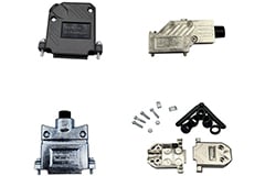 Capots D-sub Image of Northern Technologies D-Sub Backshells