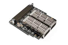 OP120 Dual QSFP28 FMC for 100G Networking on FPGA Development Boards Image of Opsero OP120 Dual QSFP28 FMC