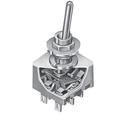 NKK Switches' Miniature Toggle Switch Image of NKK Switches' Miniature Toggle Switch