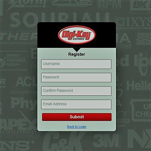 Registration at DigiKey