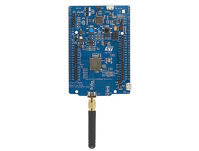 STMicroelectronics’ STM32 LoRaWAN Discovery Board Image of STMicroelectronics’ STM32 LoRaWAN Discovery Board