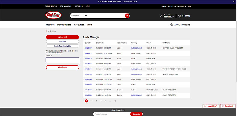 Creating an Order Straight from a Quote