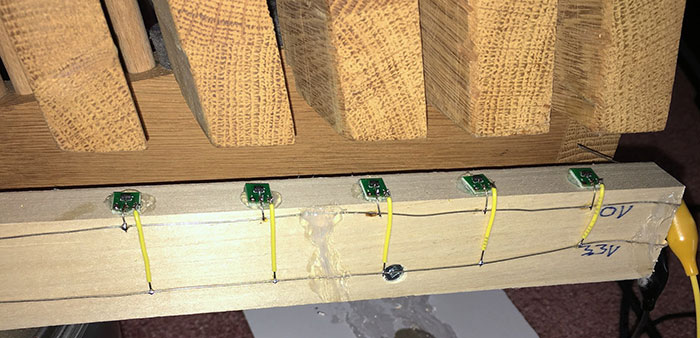Using Hall Effect Sensors to Magnetically Detect Organ Pedal Position