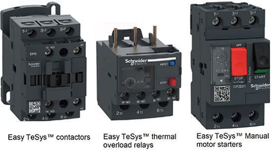 Schneider Electric's Easy TeSys contactors
