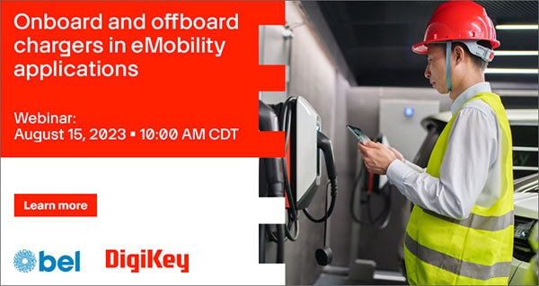 Webinar - Onboard and Offboard Chargers in eMobility Applications