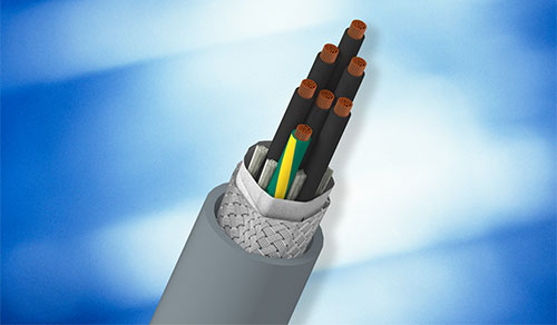 Image showing how stranded conductors distribute strain to reduce metal fatigue