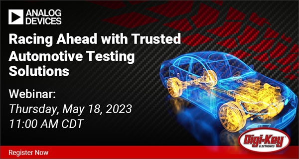 Webinar - Racing Ahead with Trusted Automotive Testing Solutions