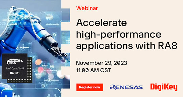 Webinar – Accelerate High-Performance Applications with RA8