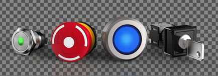 Choosing the proper contact material is essential to maximizing switch and push-button life