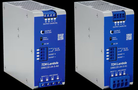 TDK-Lambda 3-Phase Power Supplies Provide Many Options for DIN Rail Applications