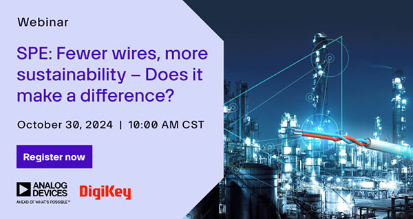 Webinar – SPE: Fewer Wires, More Sustainability – Does It Make A Difference?