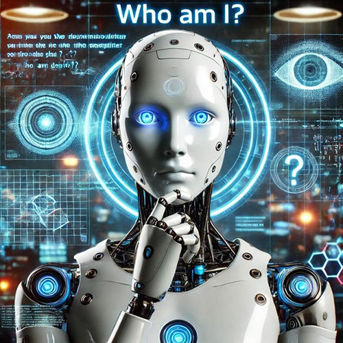 AI-generated image of a humanoid robot
