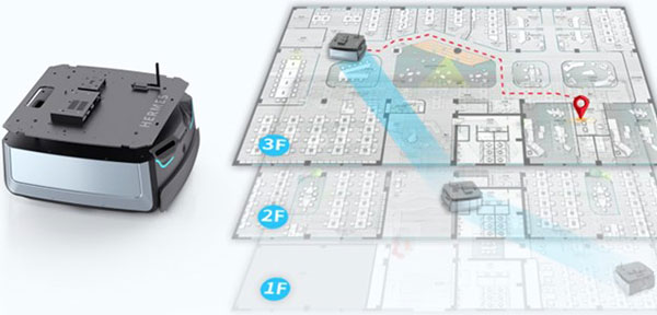 Hermes multi-floor mobile robot from SLAMTEC