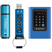 Kingston Technology IronKey Encrypted USB and External SSD Solutions Image of Kingston Technology IronKey Encrypted USB and External SSD Solutions
