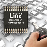A Linx transcoder chip and a key with remote Linx Remote Keyless Entry Systems