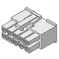Straight receptacle housing Mini-Fit Jr.