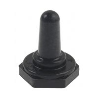 Silicone rubber black full panel seal boot for a toggle Panel Switch Seal