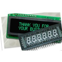 High contrast 7-segment vacuum fluorescent display Vacuum Fluorescent Display