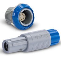 ODU-USA's plastic circular connectors Image of ODU-USA's plastic circular connectors