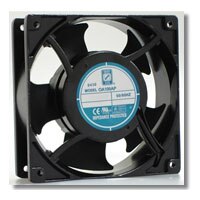 A specialty dual voltage fan designed to operate at alternating voltages Dual Voltage AC Fan