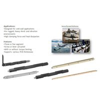 A variety of wedge and card loks with images of potential applications Birtcher Wedge Loks and Calmark Card Loks