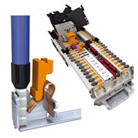 Push-in ground terminal blocks Push-In Connector Terminal Blocks 600V 20A