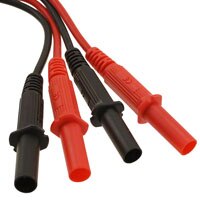 SET TEST LEAD FIXD SHRD PLG 4MM Test Leads