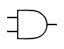 And Gate schematic symbol תמונה של סימבול סכמטי של שער AND