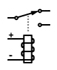 Relay, SPDT schematic symbol Image of Relay, SPDT schematic symbol