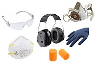 3M™'s Personal Protective Equipment Safety Solutions Image des solutions de sécurité d'équipements de protection individuelle de 3M