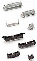 3M's 451 Series Socket Assemblies and 452 Series Board-Mount Headers Abbildung: Sockelbaugruppen der Serie 451 und platinenmontierbare Steckleisten der Serie 452 von 3M