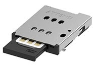 ATTEND 115U-B100 Dual Nano SIM Connector Image du double connecteur Nano SIM 115U-B100 d'ATTEND