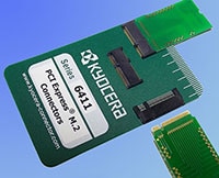 KYOCERA AVX's 6411 Series Connectors Image des connecteurs série 6411 de Kyocera