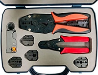 Adam Tech's RF Crimp Tool Kit Image of Adam Tech's RF Crimp Tool Kit