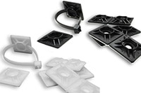Advanced Cable Ties' Acrylic and Rubber Adhesive Cable Tie Mounting Bases Image of Advanced Cable Ties' Acrylic and Rubber Adhesive Cable Tie Mounting Bases