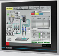 Advantech's WOP-212K-NAE 12" XGA Operator Panel Image du panneau de commande XGA WOP-212K-NAE de 12 pouces d'Advantech
