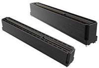 Amphenol’s Double Density Cool Edge 0.80 mm Connectors Image des connecteurs Cool Edge à double densité de 0,80 mm d'Amphenol