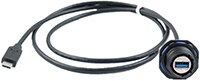 Amphenol's USB-A to USB-C® Adapters Image of Amphenol PCD's USB-A to USB-C Adapters