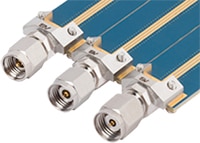 Amphenol SV Microwave's Male Solderless Coaxial PCB Edge Launch Connectors Image of Amphenol SV Microwave's Male Solderless Coaxial PCB Edge Launch Connectors