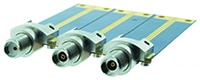 Amphenol SV Microwave's Solderless RF Edge Mount Connectors Image of Amphenol SV Microwave's Solderless RF Edge Mount Connectors