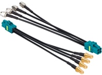 Amphenol RF's AUTOMATE Type A Mini-FAKRA Cable Assemblies Image des assemblages de câbles AUTOMATE Type-A Mini-FAKRA d'Amphenol RF