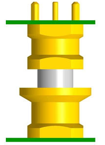 מחברי לוח-ללוח מבית Amphenol RF מחברי לוח-ללוח