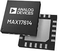 Analog Devices' MAX17614 Ideal Diode/Power Source Selector Device Image of Analog Devices' MAX17614 Ideal Diode/Power Source Selector Device