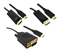 Bel Inc's USB Type-C Adapter Cable Assemblies Image des assemblages de câbles adaptateurs USB Type-C de Bel Inc