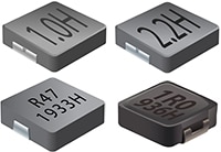 Bourns' Model SRPxxxxC Series Consumer Grade High Current, Shielded Power Inductors Immagine degli induttori di potenza schermati ad alta corrente di grado consumer serie Model SRPxxxxC di Bourns
