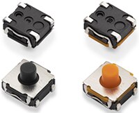 C&K EL2 Series Tactile Switches Abbildung: Tastschalter der Serie EL2 von C&K