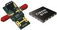 CML Micro's CMX90B702 Low-Current, Low Noise Gain Block Bild des stromsparenden, rauscharmen Verstärkerblocks CMX90B702 von CML Micro