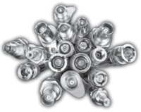 Cinch Connectivity Twinax/Triax Coaxial Connectors Image des connecteurs coaxiaux et twinaxiaux de Cinch Connectivity